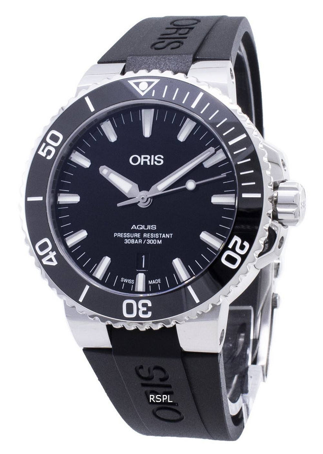 Oris Aquis Dato 01 733 7730 4134-07 4 24 64EB 01-733-7730-4134-07-4-24-64EB Automatisk 300M Herreur