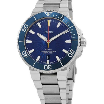 Oris Aquis Sun Wukong Limited Edition Blue Dial Automatic Diver&#39,s 01 733 7766 4185-sæt 300M herreur