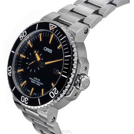 Oris Aquis Small Second Rustfrit Steel Black Dial Automatic Diver&#39,s 01-743-7733-4159-07-8-24-05PEB 500M herreur