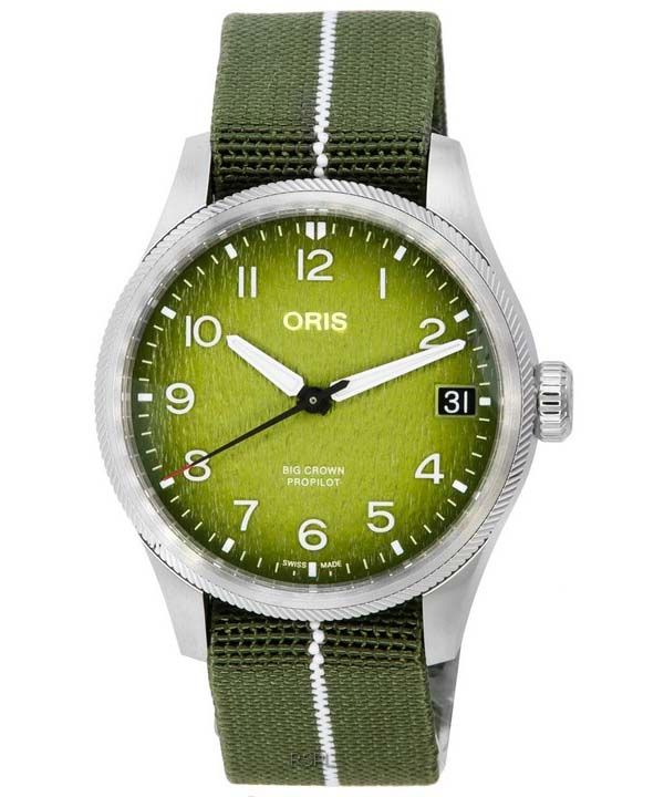 Oris Big Crown ProPilot Okavango Air Rescue Limited Edition Automatisk 01-751-7761-4187-sæt 100M herreur med gavesæt