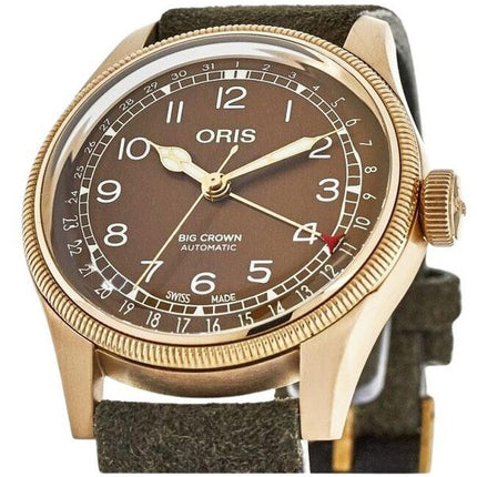 Oris Big Crown Pointer Dato Bronze Skive Automatisk dykkers 01 754 7741 3166-07 5-20 74BR 300M herreur