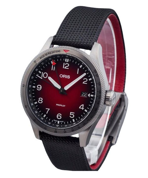 Oris Big Crown ProPilot GMT Stofrem Rød Urskive Automatisk 01 798 7773 4268-07 3 20 14GLC 100M Herreur