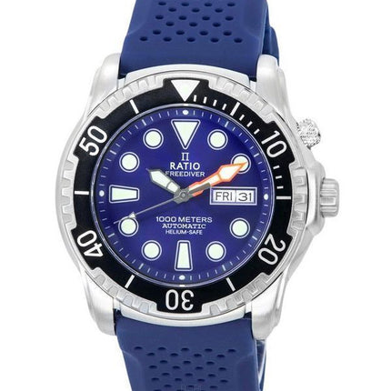 Ratio Free Diver Helium-Safe 1000M Safir Automatic 1068HA90-34VA-BLU Herreur