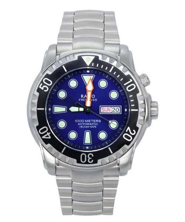 Ratio Free Diver Helium-Safe 1000M Sapphire Automatic 1068HA96-34VA-BLU Herreur