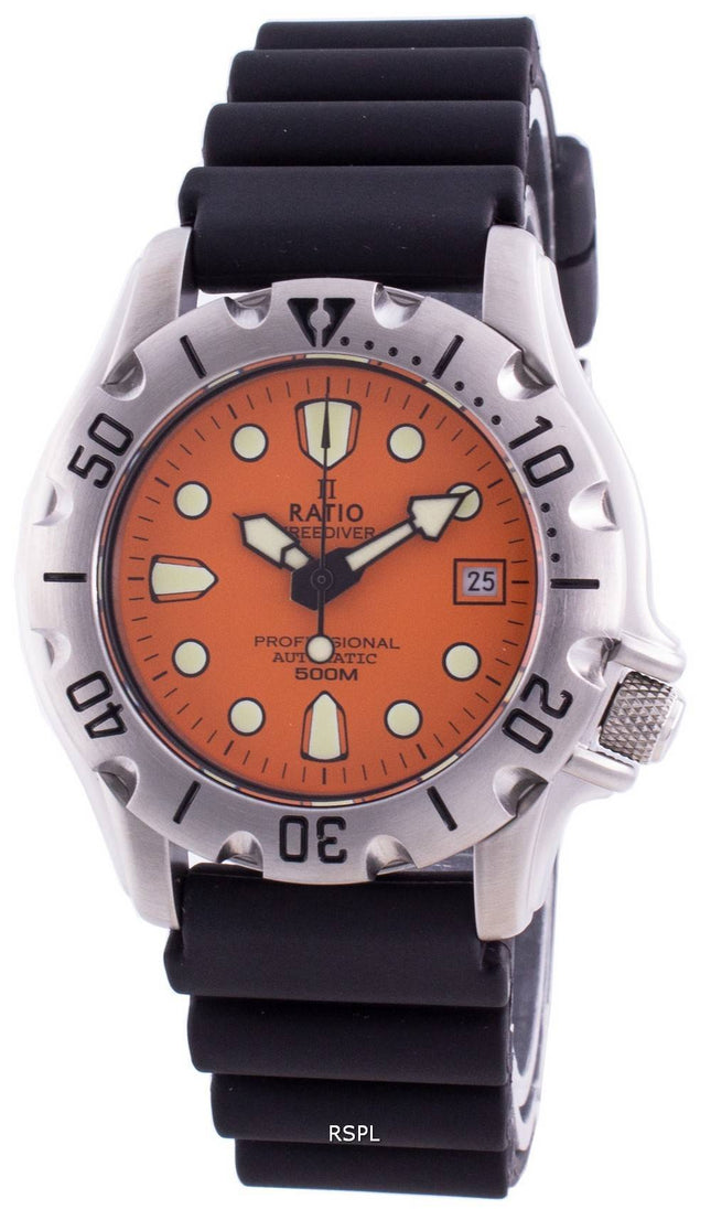 Ratio Free Diver Professional 500M Safir Automatic 32BJ202A-ORG Herreur