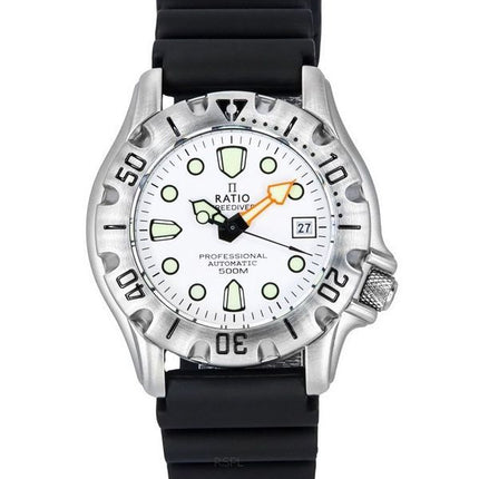 Ratio FreeDiver Professional 500M Sapphire White Dial Automatisk 32BJ202A-WHT herreur