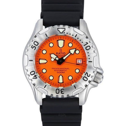 Ratio FreeDiver Professional 500M Sapphire Orange Dial Automatisk 32GS202A-ORG herreur