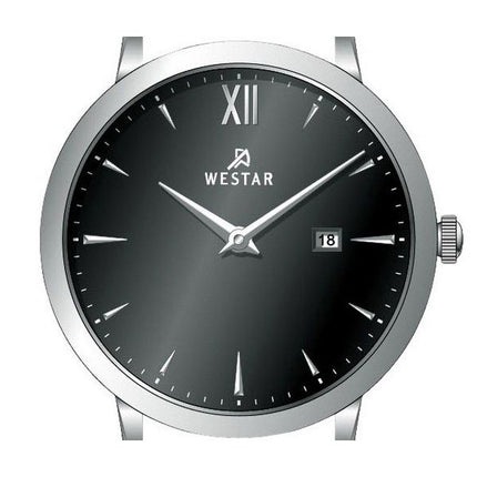 Westar profil læderrem Black Dial Quartz 50214STN103 herreur