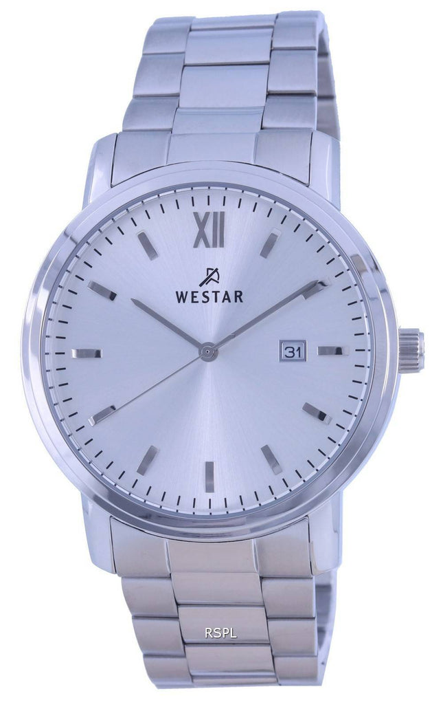 Westar Blue Dial LÃ¦derrem Quartz 50244 STN 104 herreur