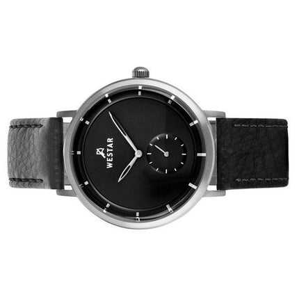 Westar profil læderrem Black Dial Quartz 50246STN103 herreur