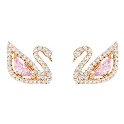 Swarovski Swan Drop øreringe i roseguldfarve 5469990 til kvinder