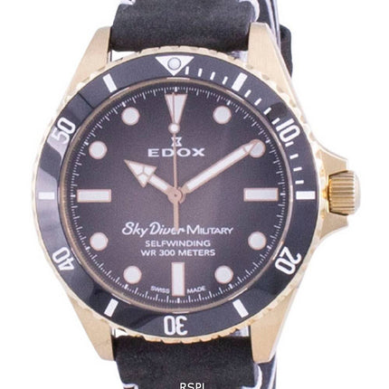 Edox Skydiver Military Limited Edition Automatic 80115BRZNNDR 80115 BRZN NDR 300M Men's Watch