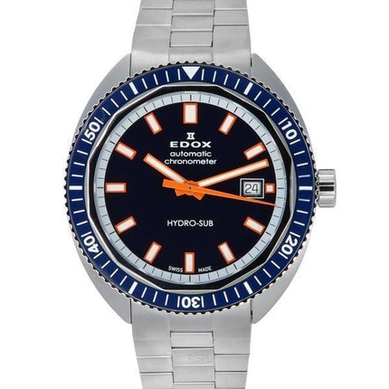 Edox Hydro-Sub automatisk kronometer Limited Edition Blue Dial Diver's 80128 3BUM BUIO 300M herreur