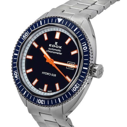 Edox Hydro-Sub automatisk kronometer Limited Edition Blue Dial Diver's 80128 3BUM BUIO 300M herreur