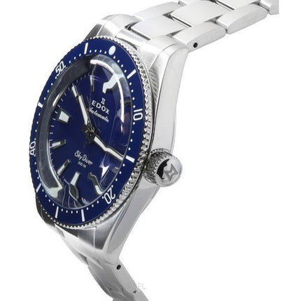 Edox Skydiver 38 Date Limited Edition Blue Dial Automatic Diver&#39,s 801313BUMBUIN 300M schweizisk lavet herreur