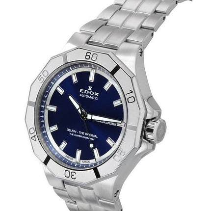 Edox Delfin The Original Day Date Blue Dial Automatic Diver's 88008 3M BUIN 200M herreur