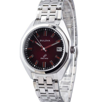 Bulova Classic Precisionist Jet Star Rustfrit Stål Red Dial Quartz 96B401 Herreur