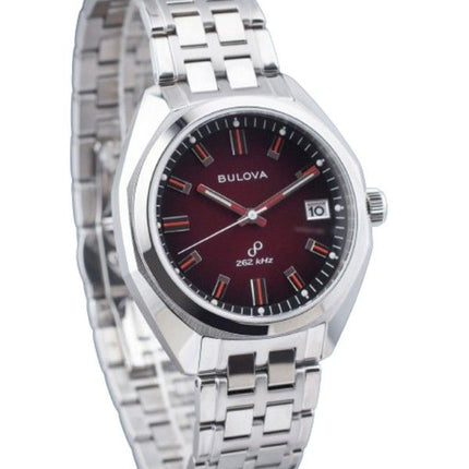 Bulova Classic Precisionist Jet Star Rustfrit Stål Red Dial Quartz 96B401 Herreur