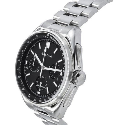 Bulova Lunar Pilot Archive Series Special Edition Chronograph Black Dial Quartz 96K111 herreur med ekstra rem