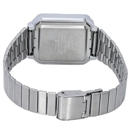 Casio Vintage Digital rustfrit stål armbånd Quartz A120WE-1A unisex ur