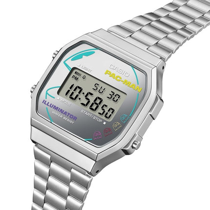 Casio Vintage Digital PAC-MAN Collaboration Quartz A168WEPC-7A unisex-ur