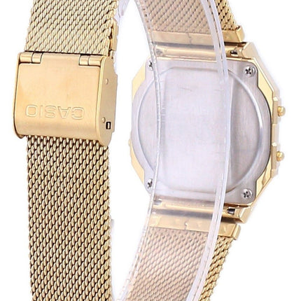 Casio Youth Vintage guldfarvet rustfrit stål Digital A700WMG-9A Unisex ur