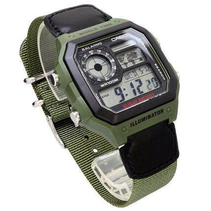 Casio verden tid Alarm Digital AE-1200WHB-3BV Herreur