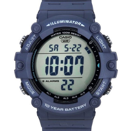 Casio Standard Digital Blue Resin Rem Quartz AE-1500WH-2A 100M herreur