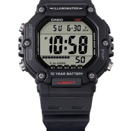 Casio Digital Resin Rem Quartz AE-1600H-1AV 100M herreur