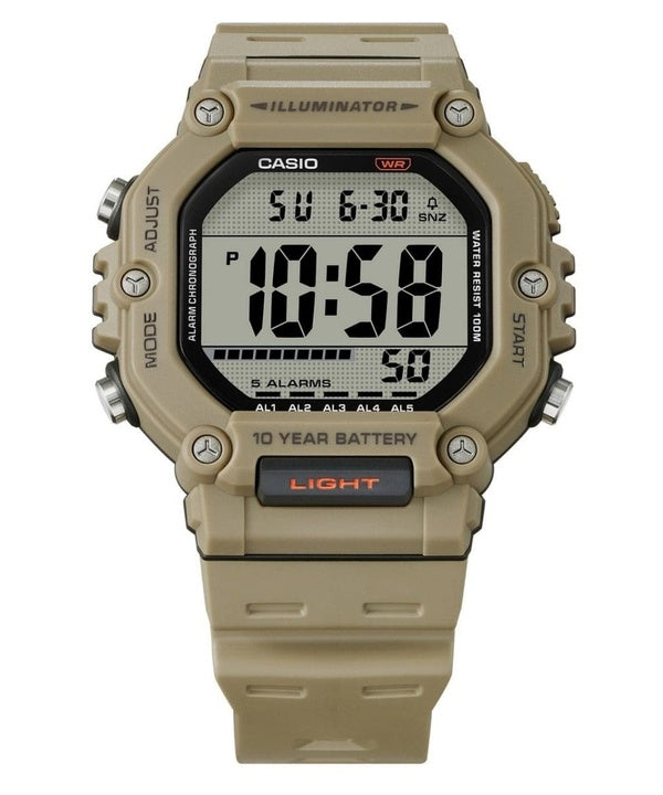 Casio Digital Resin Rem Quartz AE-1600H-5AV 100M herreur