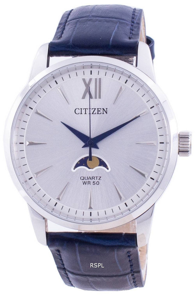 Citizen Moonphase Silver Dial Quartz AK5000-03A Herreur