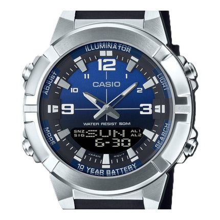 Casio Analog Digital Combination Resin Rem Blue Dial Quartz AMW-870A-2AV herreur