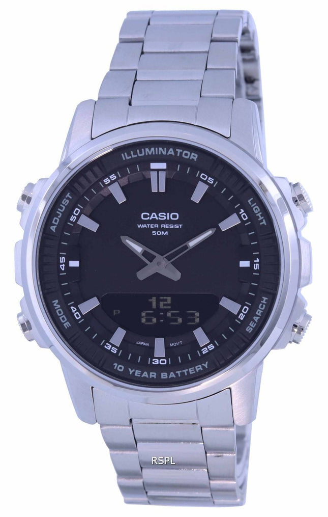 Casio Enticer World Time Telememo Analog Digital AMW-880D-1A AMW880D-1 herreur