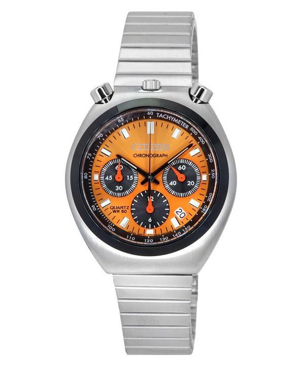 Citizen Bullhead Tsnuo Chronograph Limited Edition rustfrit stål orange skive Quartz AN3660-81X herreur