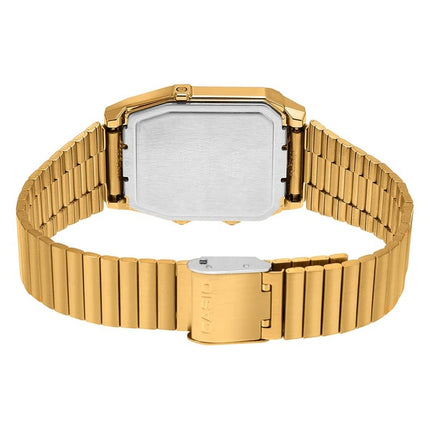 Casio Vintage Analog Digital Forgyldt Ionbelagt rustfrit stål Beige Urskive Quartz AQ-800EG-9A unisex ur