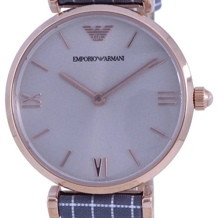 Emporio Armani Gianni T-Bar Grey Dial Quartz AR11386 Dameur