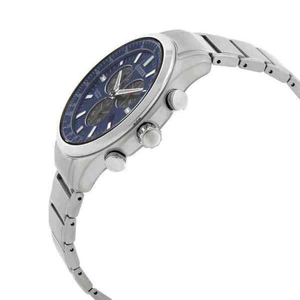 Citizen Eco-Drive Super Titanium Chronograph Blue Dial AT2530-85L 100M herreur