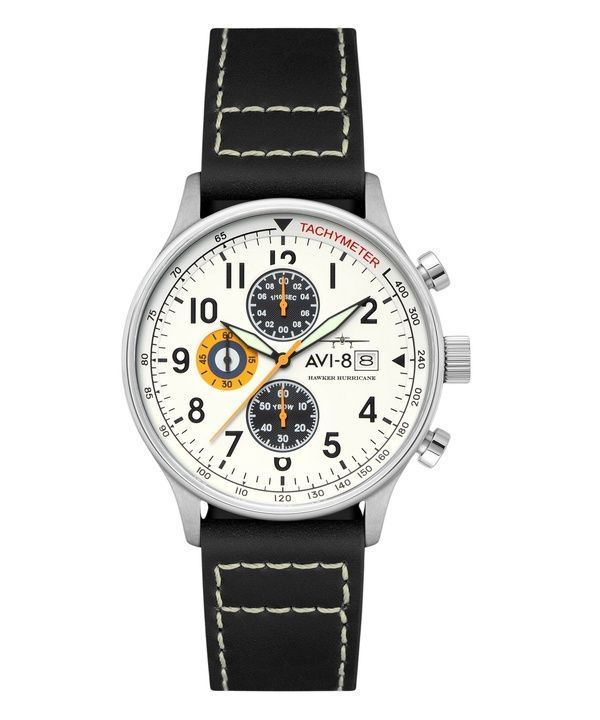 AVI-8 Hawker Hurricane Classic Chronograph Imperial War Museums Edition White Dial Quartz AV-4011-1E herreur