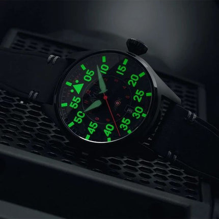 AVI-8 Hawker Hurricane Clowes Automatic Night Reaper Limited Edition Night Shadow Black Dial AV-4097-05 herreur