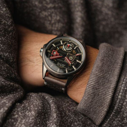 AVI-8 Hawker Harrier Farley Multifunktion Night Sky Black Dial Quartz AV-4098-04 herreur