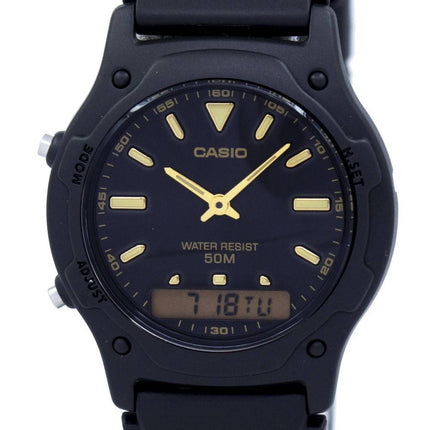 Casio Analog Digital kvarts dobbelt tid AW-49HE-1AVDF AW-49HE-1AV Herreur