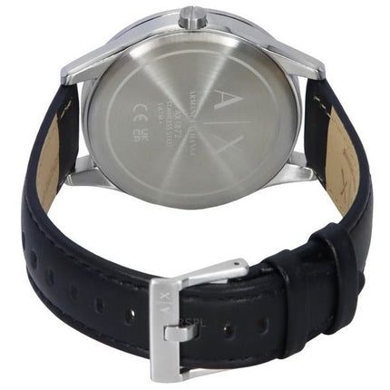 Armani Exchange Multifunktion Læderrem Black Dial Quartz AX1872 Herreur