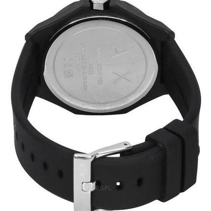 Armani Exchange Silikone Strap White Dial Quartz AX4600 Herreur