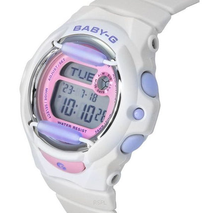 Casio Baby-G Basic Digital hvid harpiksrem Quartz BG-169PB-7 200M dameur