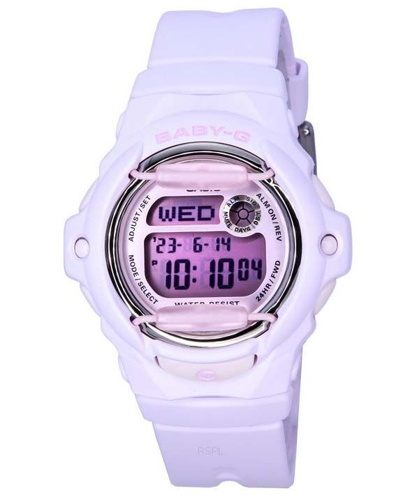 Casio Baby-G Digital Pink Resin Rem Quartz BG-169U-4B 200M dameur