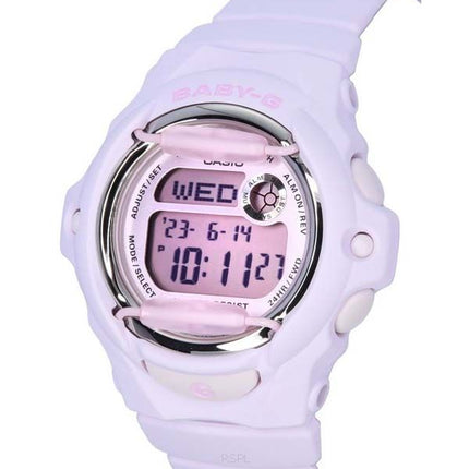 Casio Baby-G Digital Pink Resin Rem Quartz BG-169U-4B 200M dameur