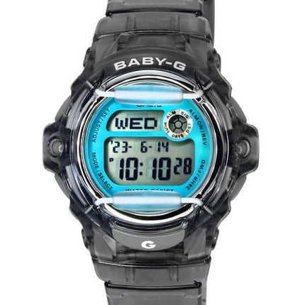 Casio Baby-G digital grå harpiksrem Quartz BG-169U-8B 200M dameur