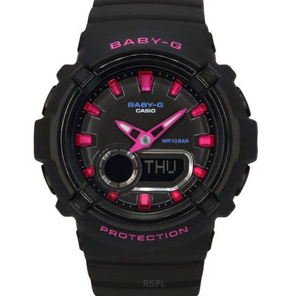 Casio Baby-G Analog Digital Resin Rem Black Dial Quartz BGA-280DN-1A 100M dameur