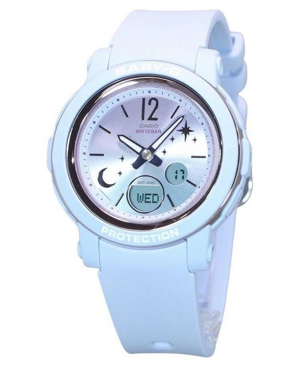 Casio Baby-G Moon And Star Series Analog Digital Resin Rem Lilla Urskive Quartz BGA-290DS-2A 100M dameur