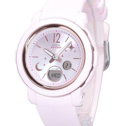 Casio Baby-G Moon And Star Series Analog Digital Resin Rem Pink Dial Quartz BGA-290DS-4A 100M dameur